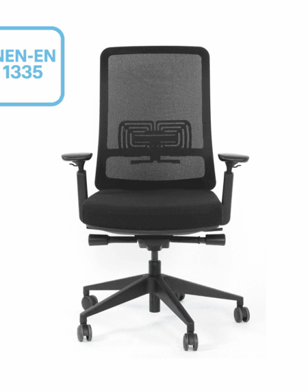 Ypilon Bureaustoel Zwart- NEN-EN 1335